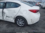 2016 Mazda Mazda3 I Sport White vin: JM1BM1T76G1284590