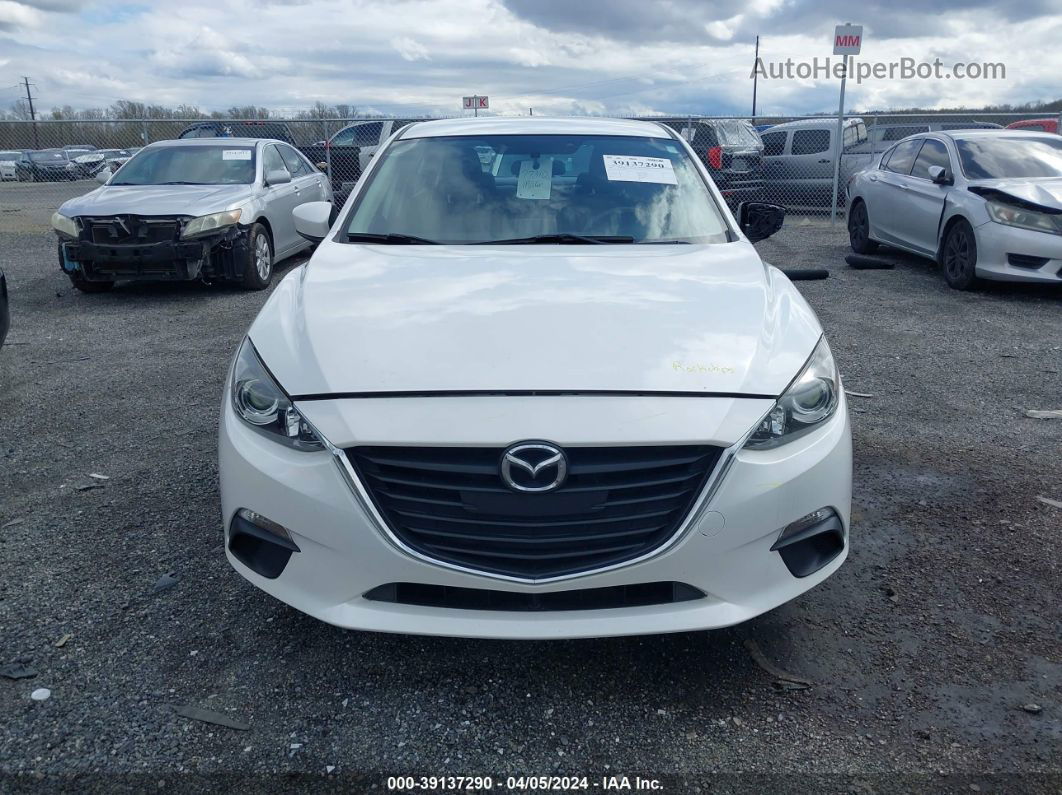 2016 Mazda Mazda3 I Sport White vin: JM1BM1T76G1284590