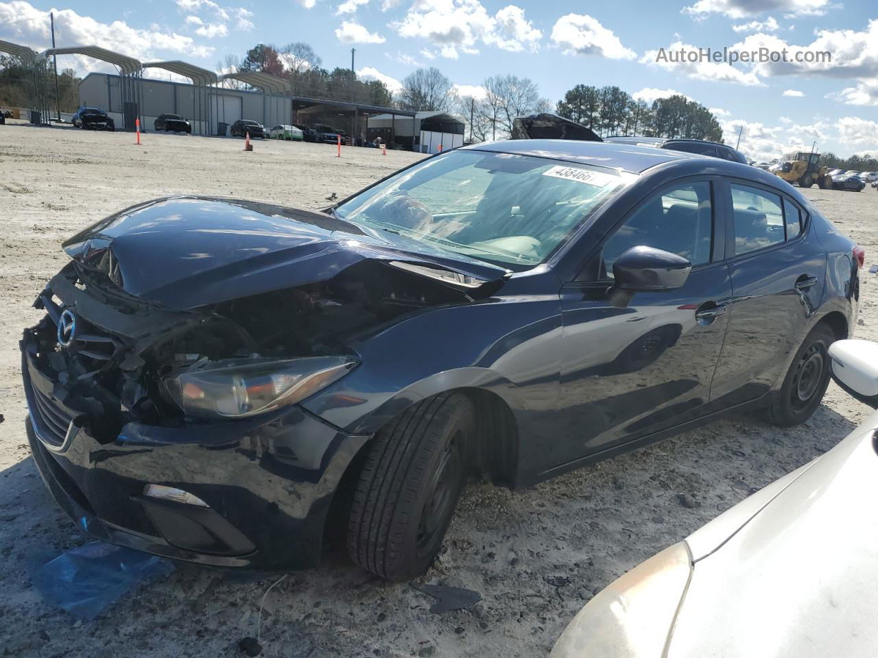 2016 Mazda 3 Sport Синий vin: JM1BM1T76G1297436