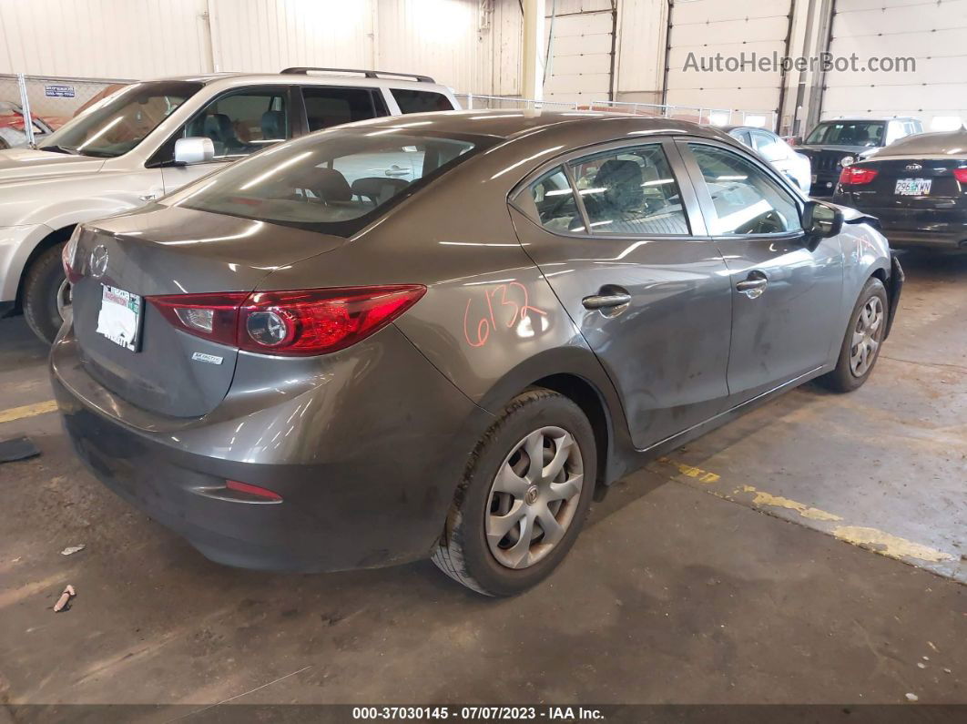 2016 Mazda Mazda3 I Sport Gray vin: JM1BM1T76G1355397