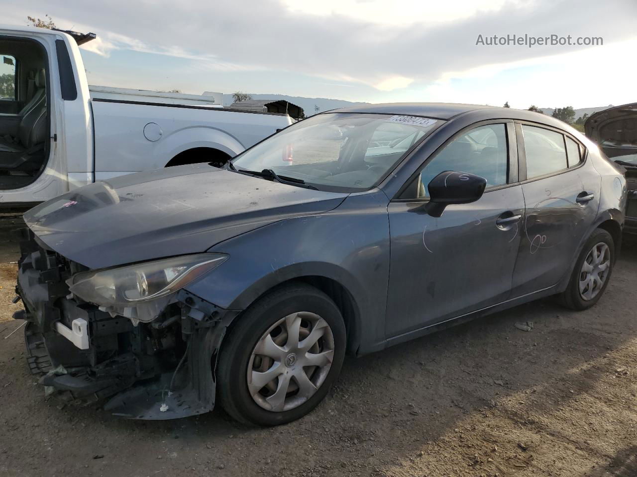 2014 Mazda 3 Sv Charcoal vin: JM1BM1T77E1188576