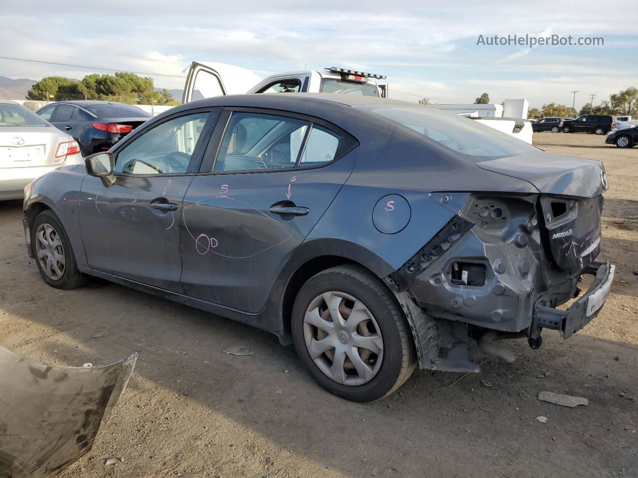 2014 Mazda 3 Sv Charcoal vin: JM1BM1T77E1188576