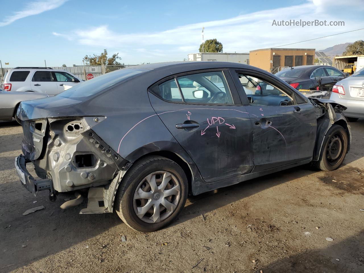 2014 Mazda 3 Sv Charcoal vin: JM1BM1T77E1188576