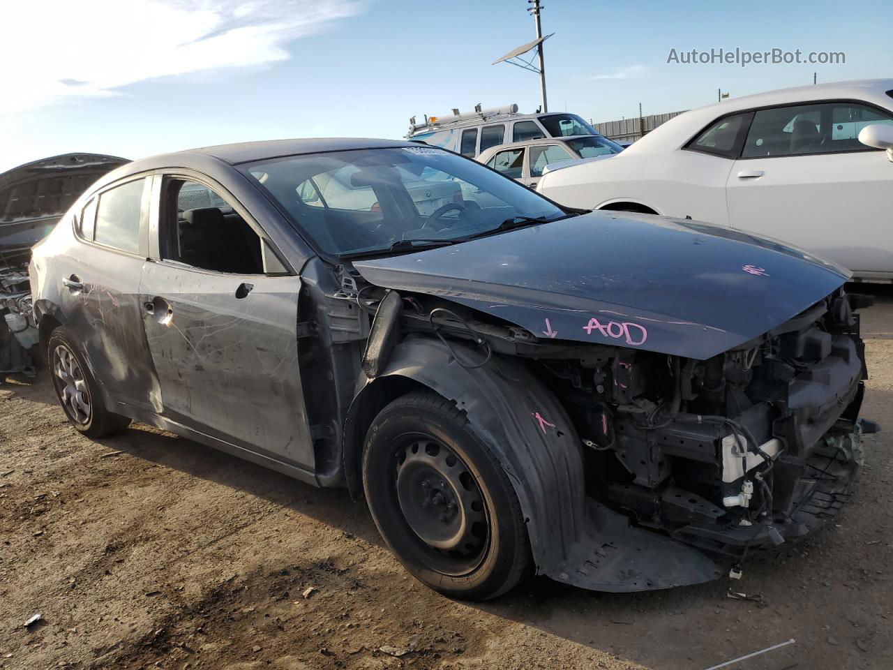 2014 Mazda 3 Sv Угольный vin: JM1BM1T77E1188576