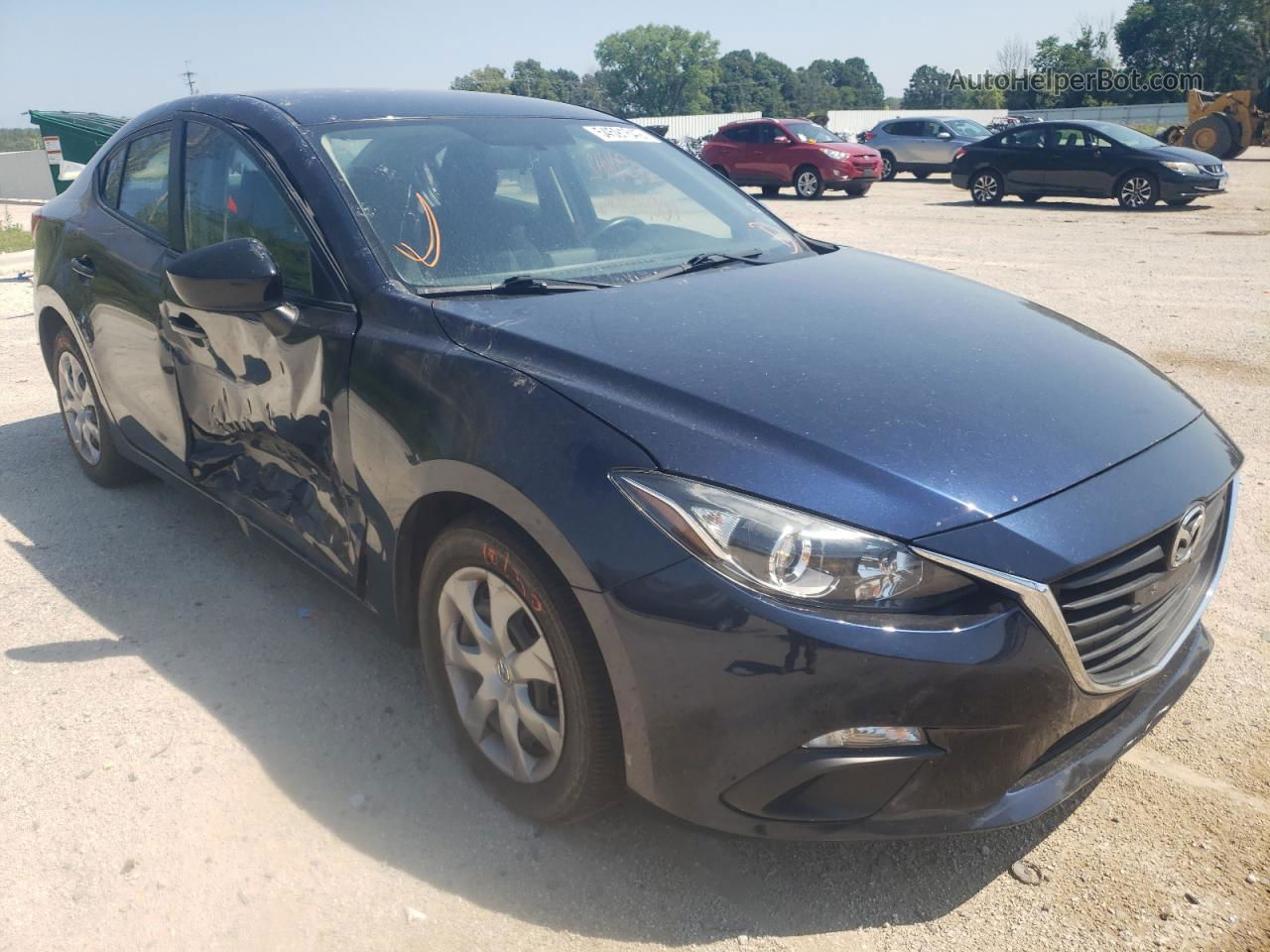 2015 Mazda 3 Sv Blue vin: JM1BM1T77F1267554