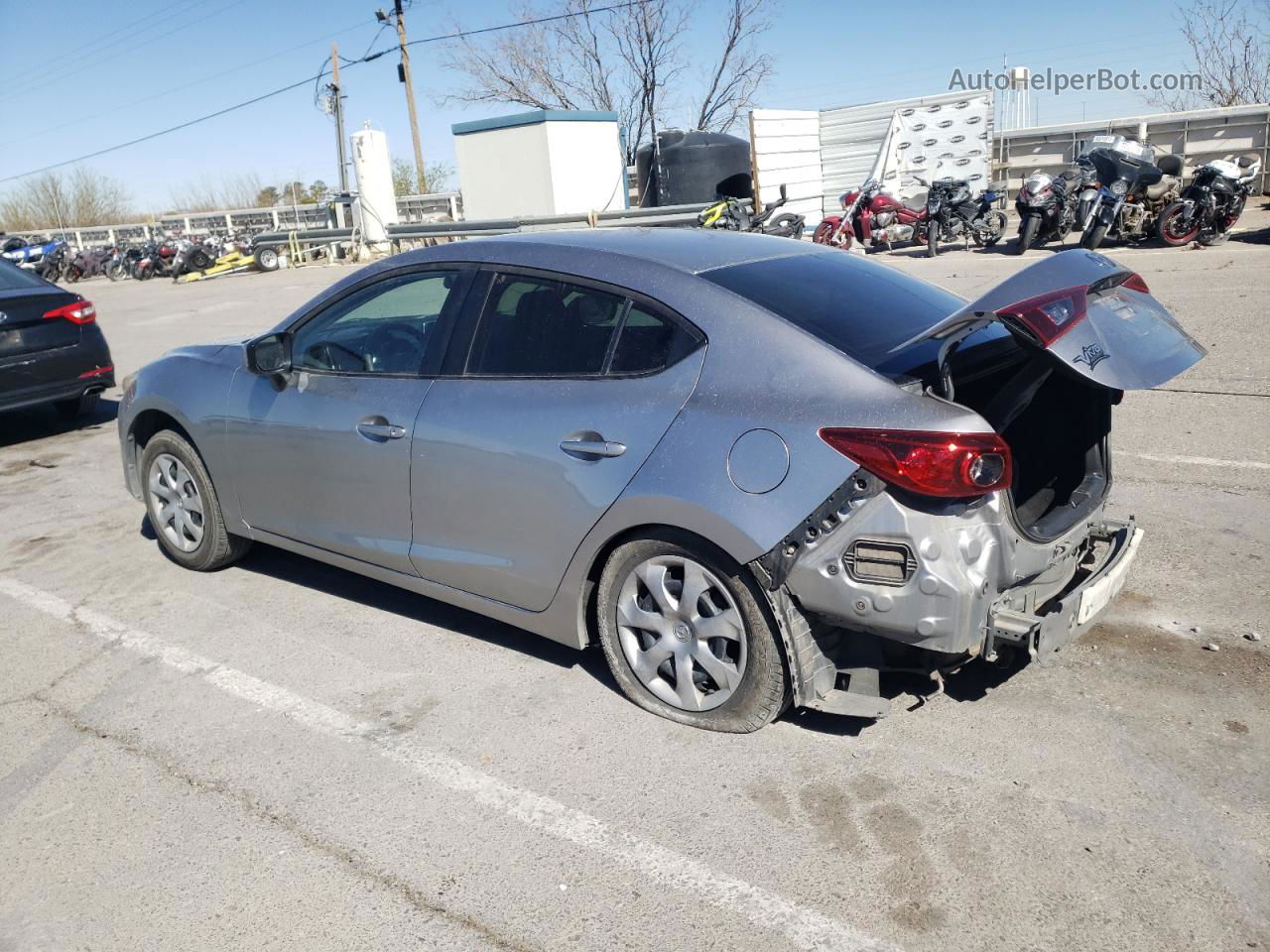 2016 Mazda 3 Sport Silver vin: JM1BM1T77G1299485