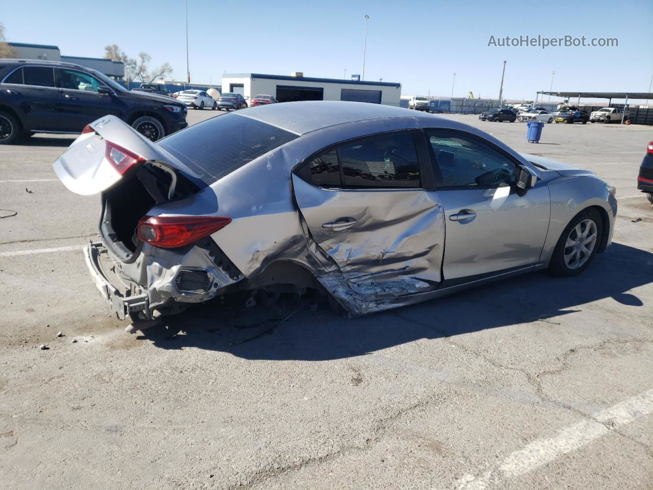 2016 Mazda 3 Sport Silver vin: JM1BM1T77G1299485