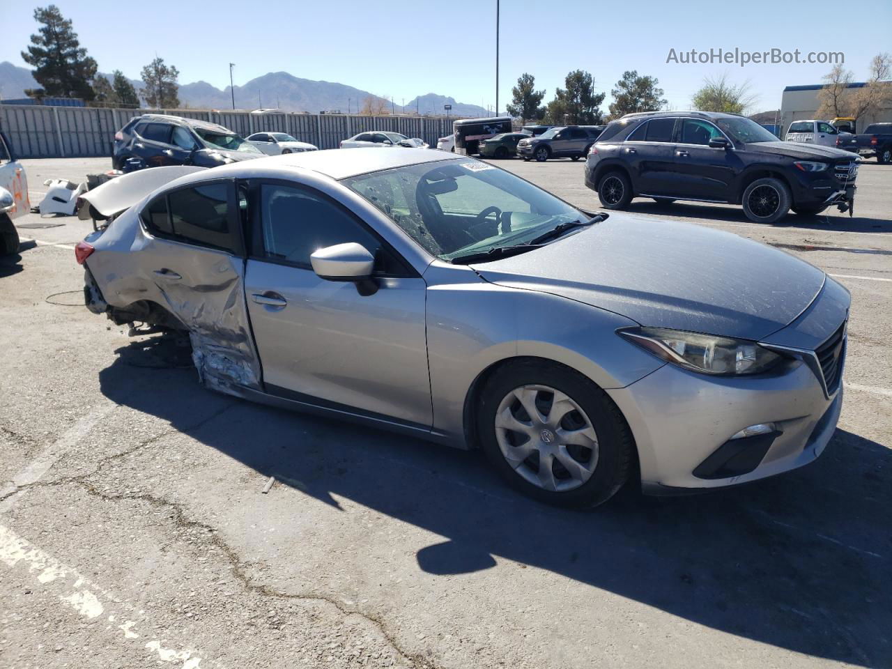 2016 Mazda 3 Sport Silver vin: JM1BM1T77G1299485