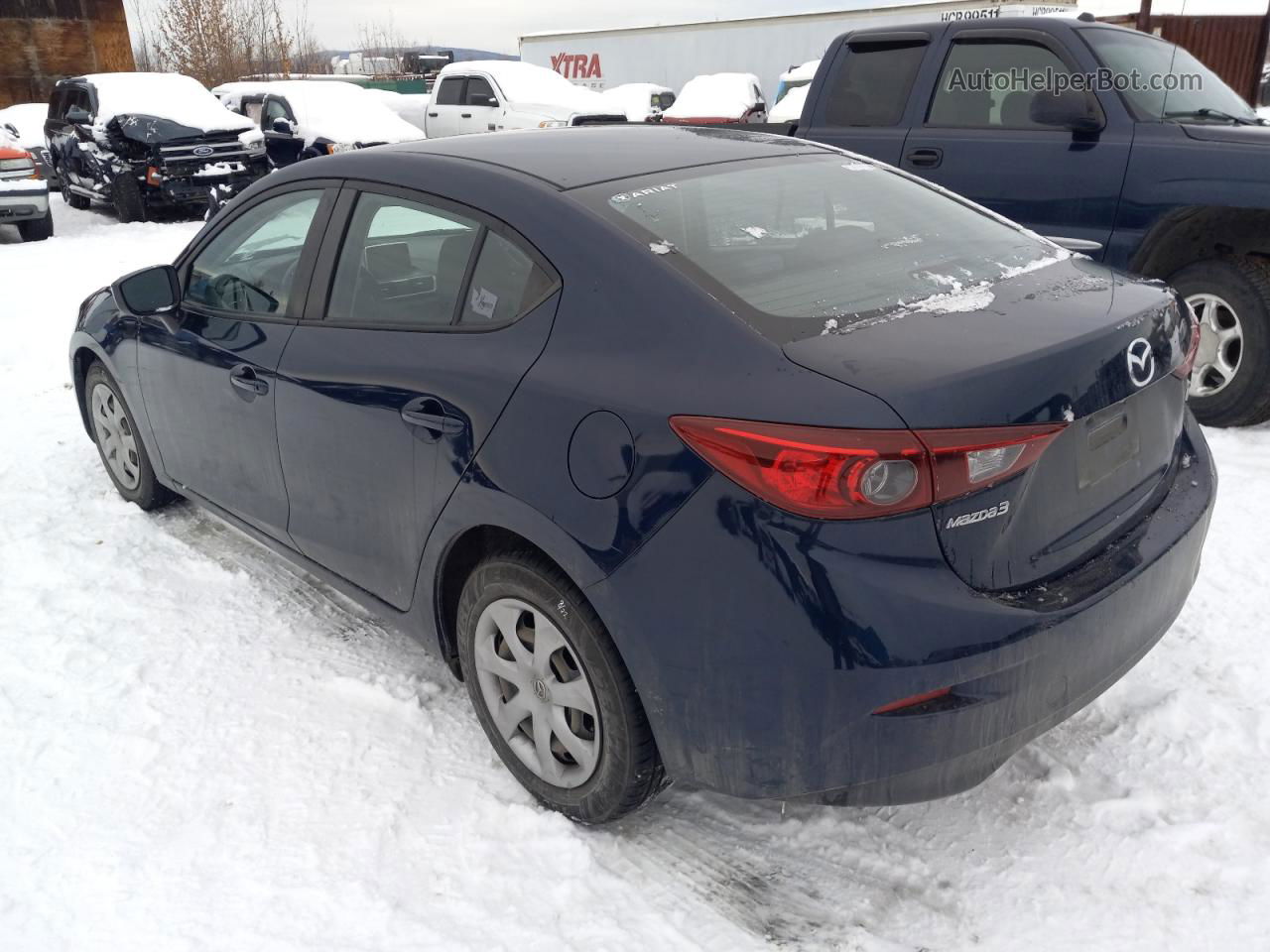 2016 Mazda 3 Sport Blue vin: JM1BM1T77G1312526