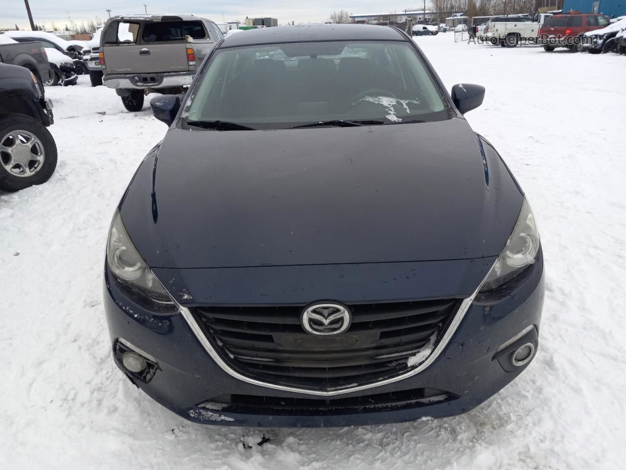 2016 Mazda 3 Sport Blue vin: JM1BM1T77G1312526