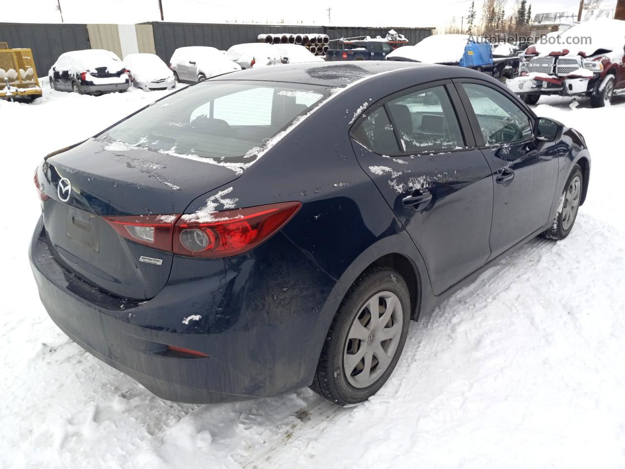 2016 Mazda 3 Sport Синий vin: JM1BM1T77G1312526