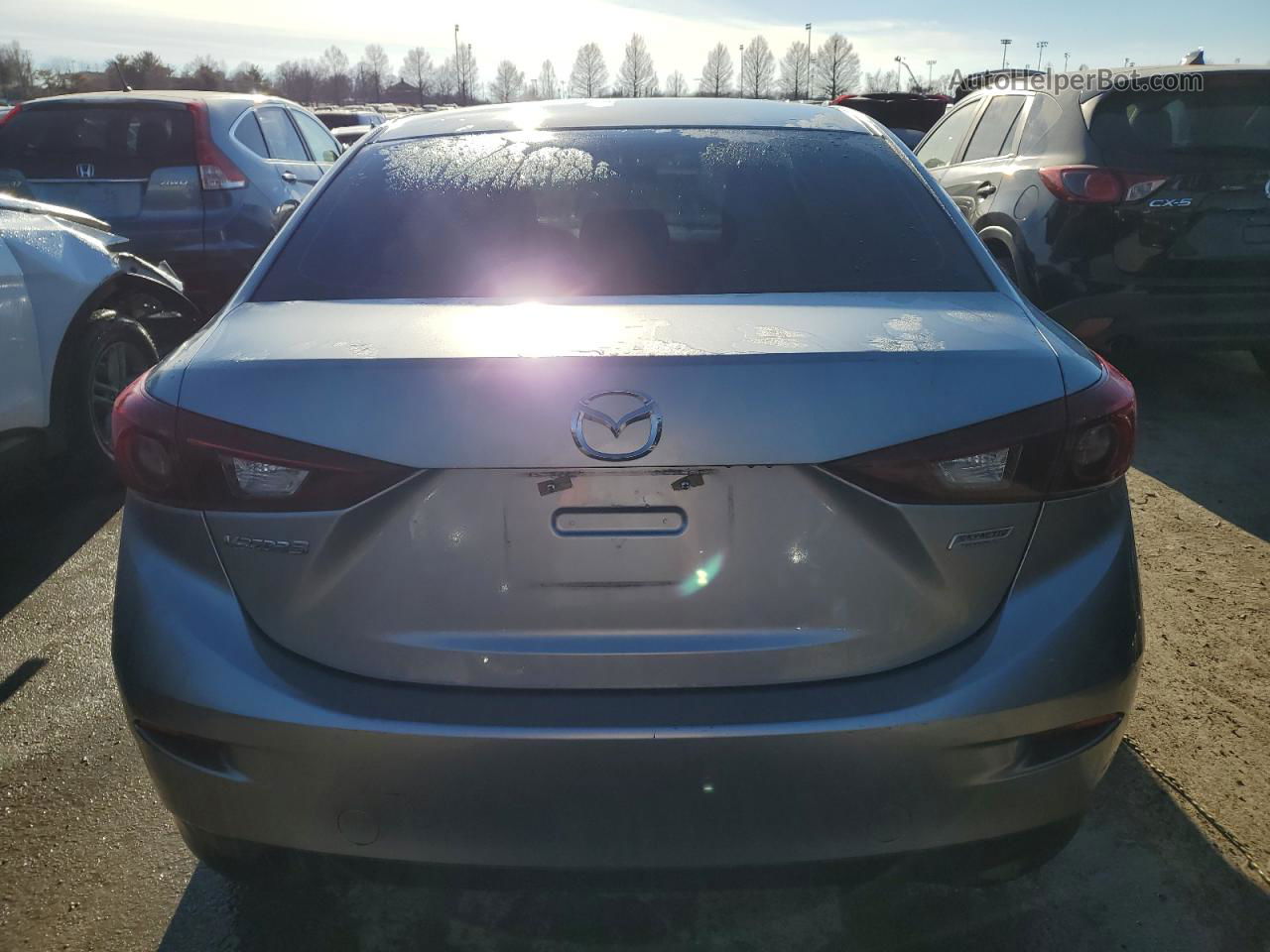 2014 Mazda 3 Sv Silver vin: JM1BM1T78E1150354