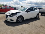 2014 Mazda 3 Sv White vin: JM1BM1T78E1214473