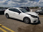 2014 Mazda 3 Sv White vin: JM1BM1T78E1214473