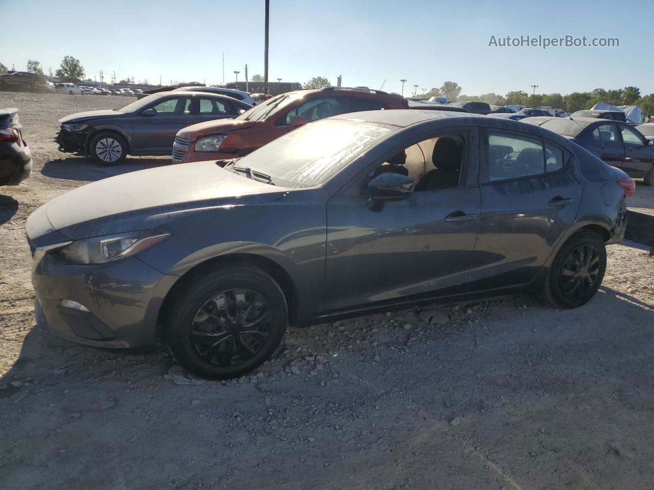 2015 Mazda 3 Sv Gray vin: JM1BM1T78F1261181