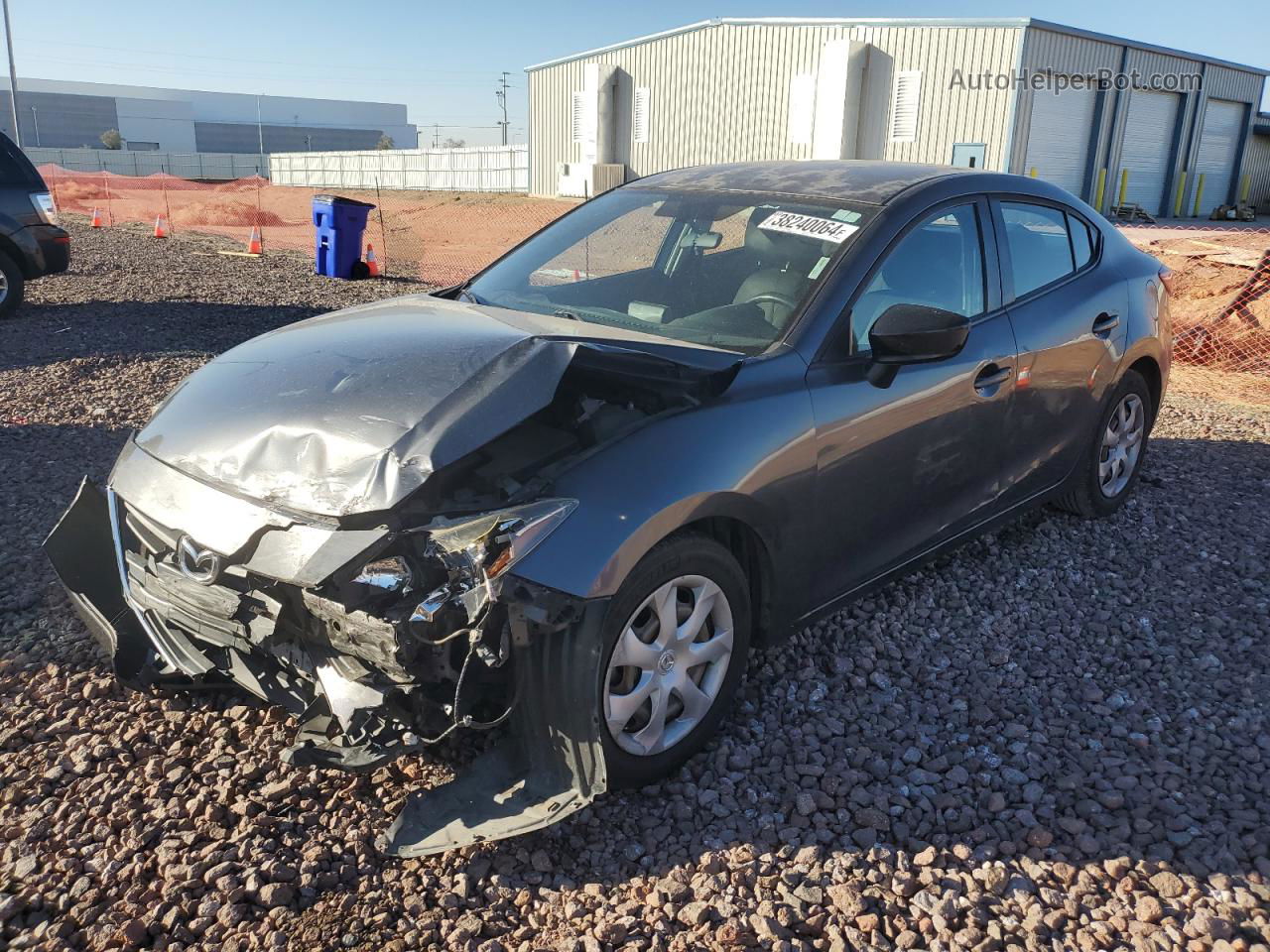 2015 Mazda 3 Sv Gray vin: JM1BM1T78F1261973