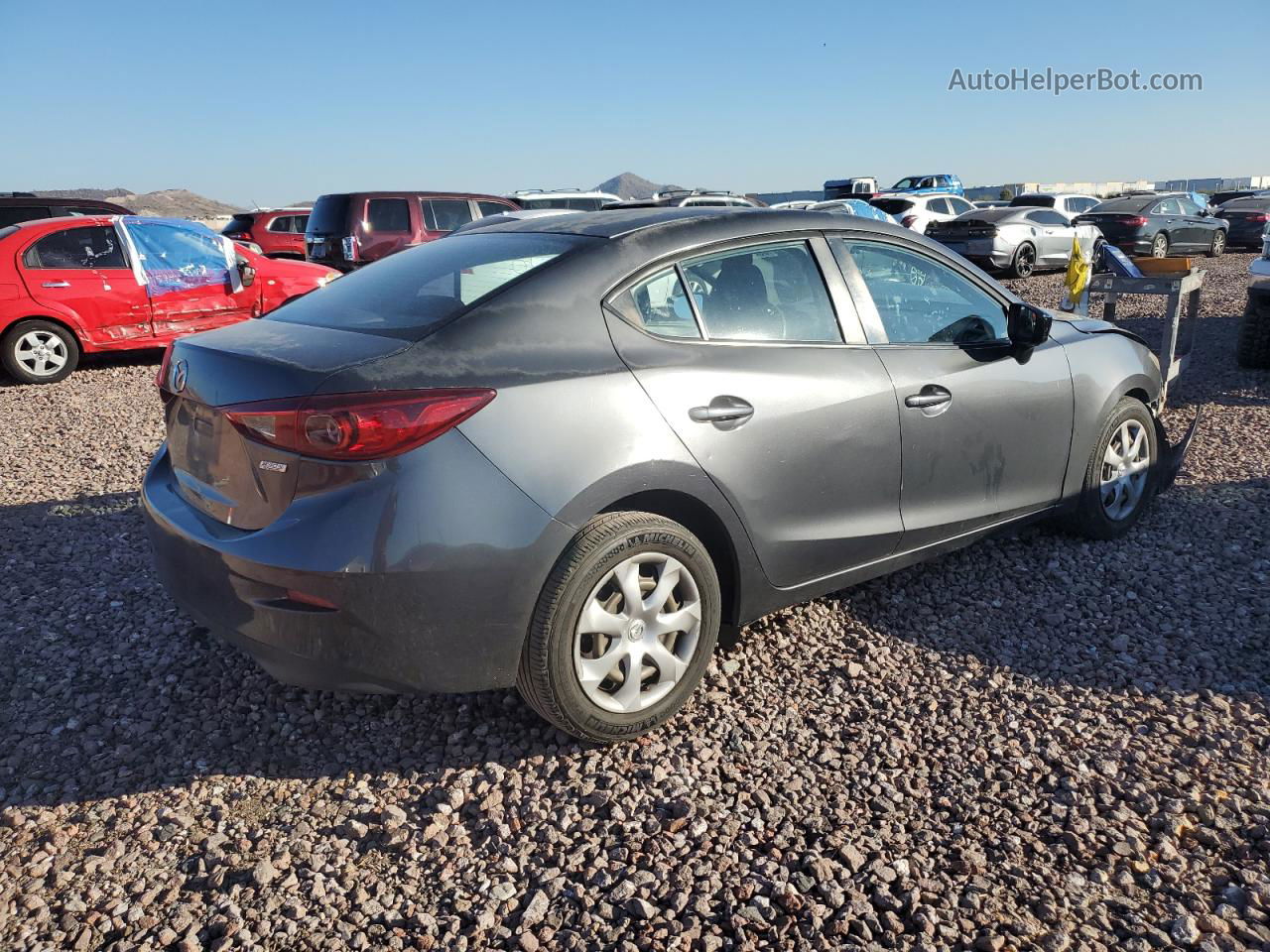 2015 Mazda 3 Sv Gray vin: JM1BM1T78F1261973