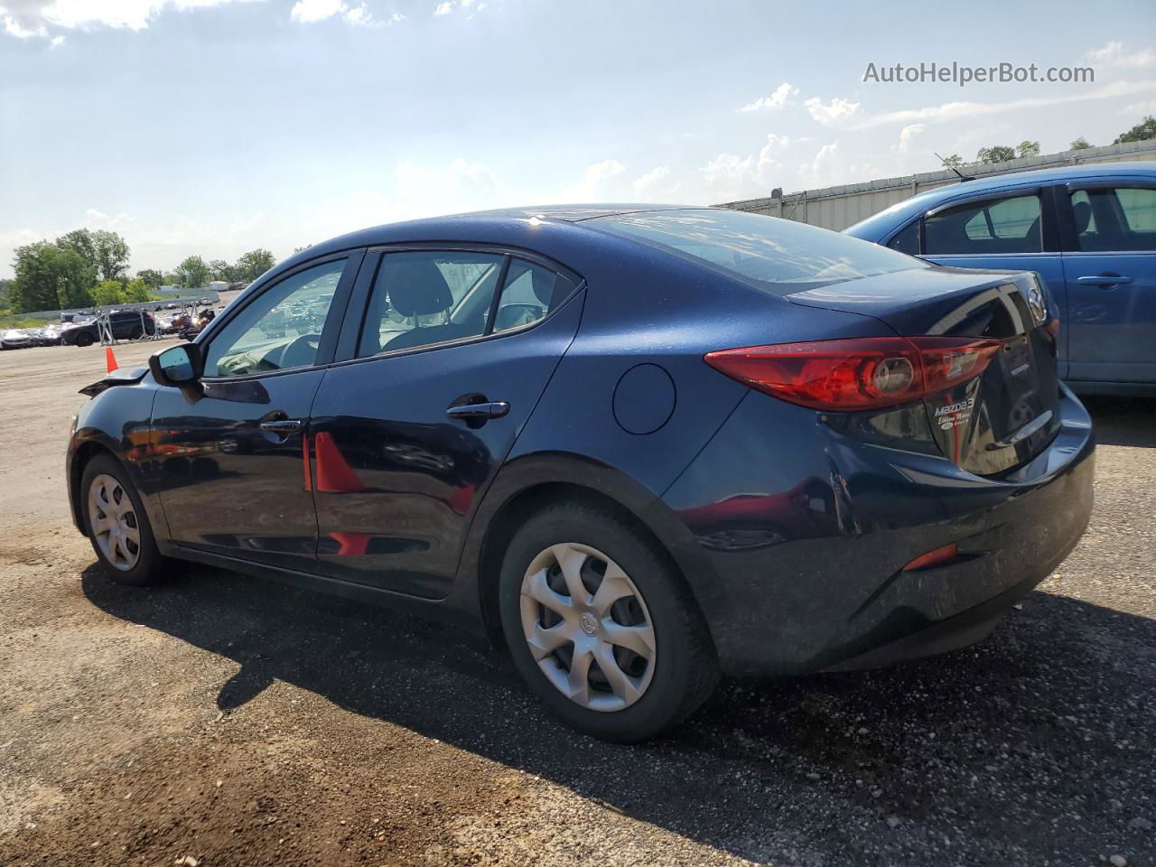 2016 Mazda 3 Sport Blue vin: JM1BM1T78G1354803