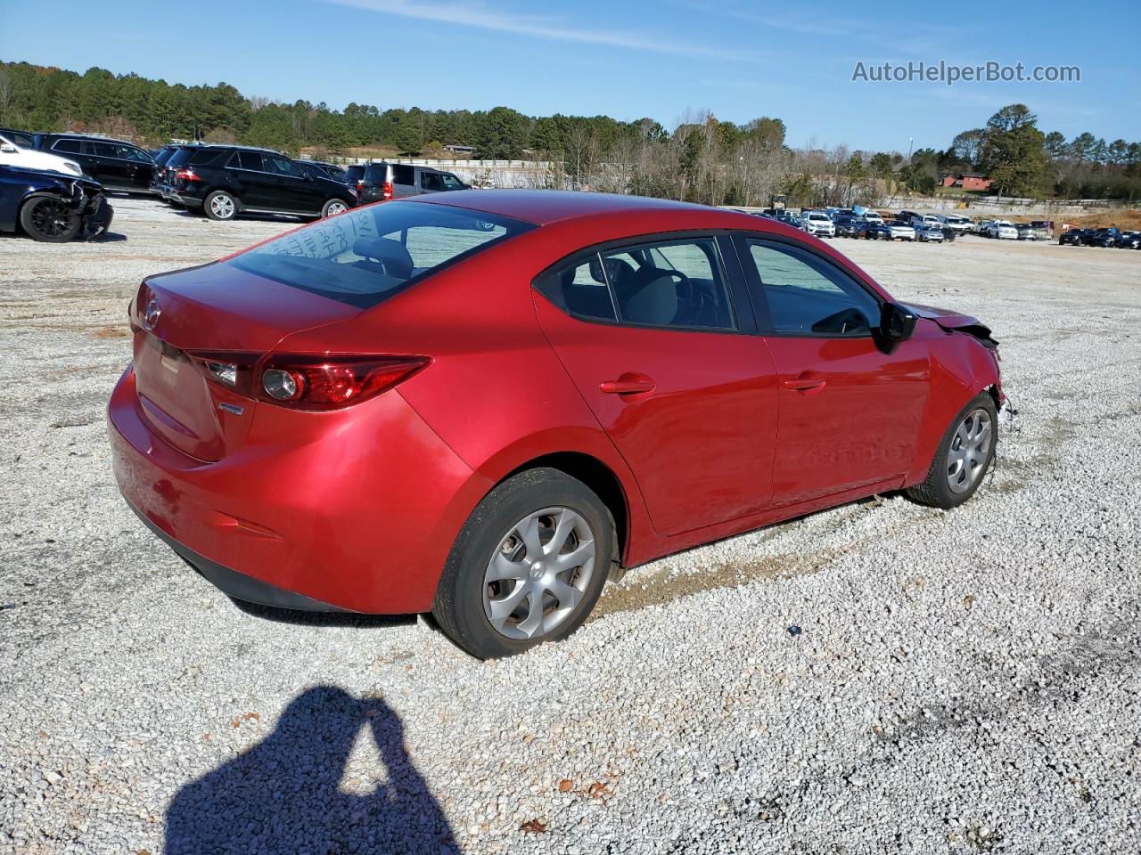 2014 Mazda 3 Sv Red vin: JM1BM1T79E1185341