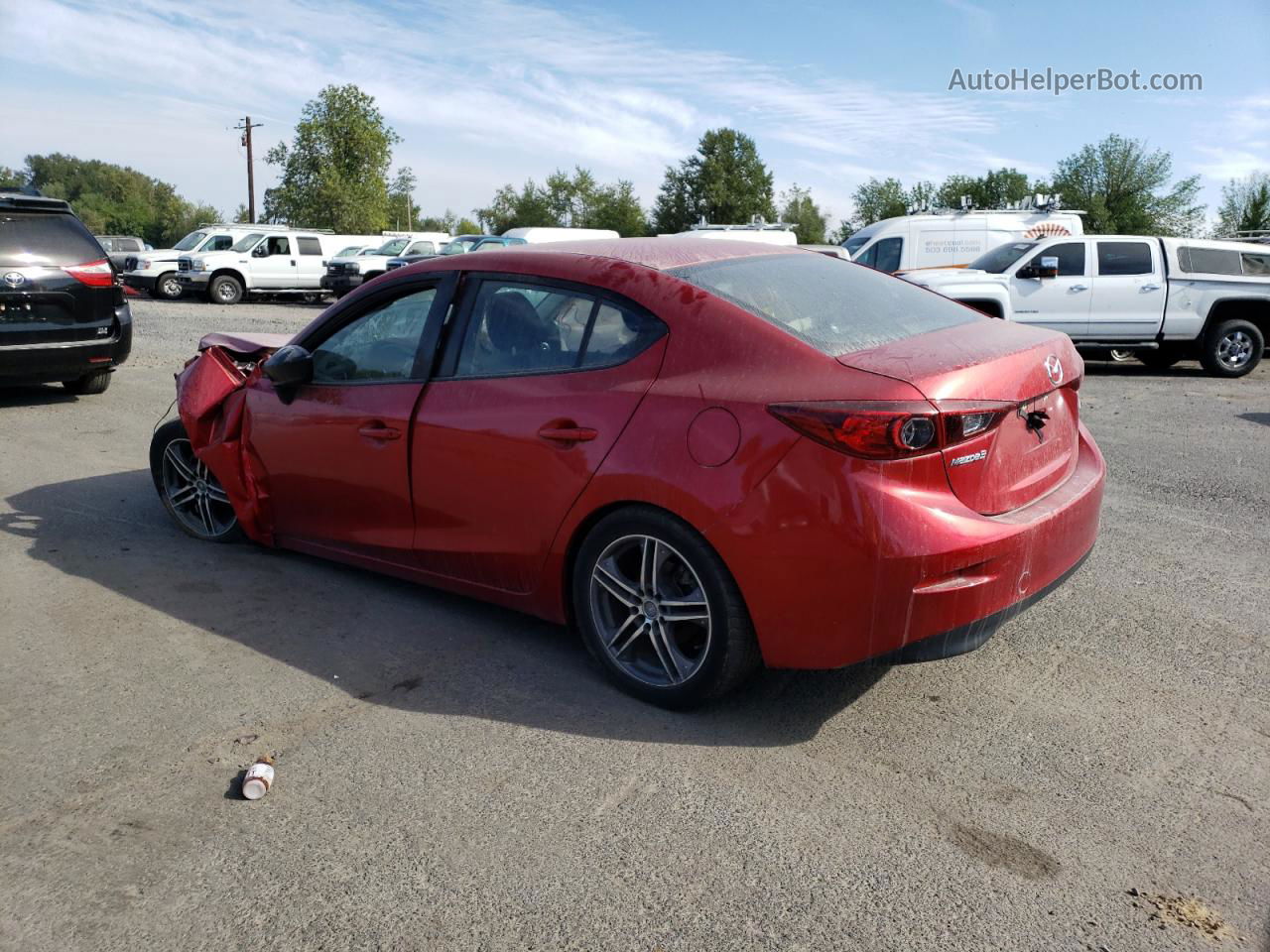 2015 Mazda 3 Sv Red vin: JM1BM1T79F1273470