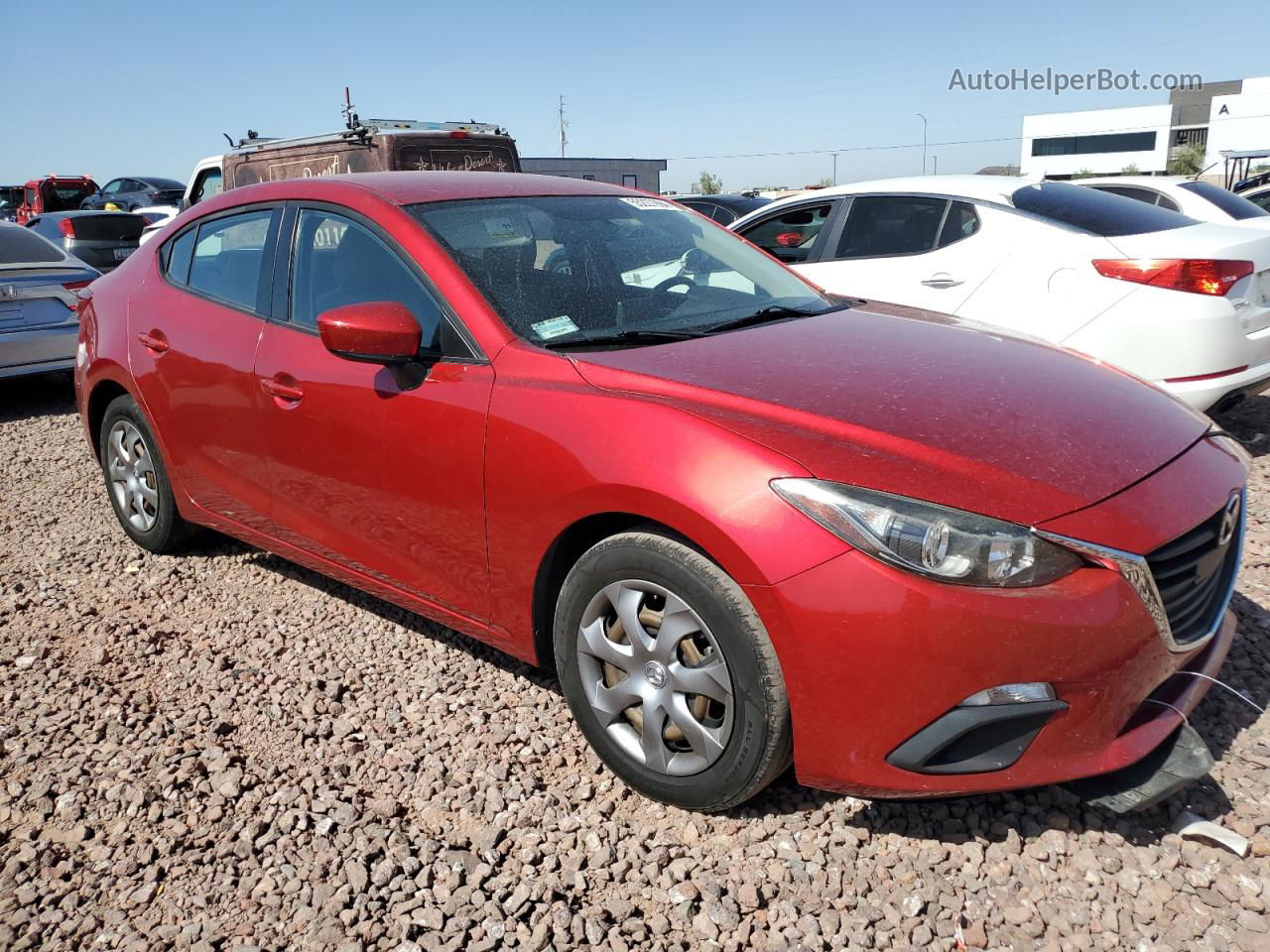 2016 Mazda 3 Sport Красный vin: JM1BM1T79G1328517