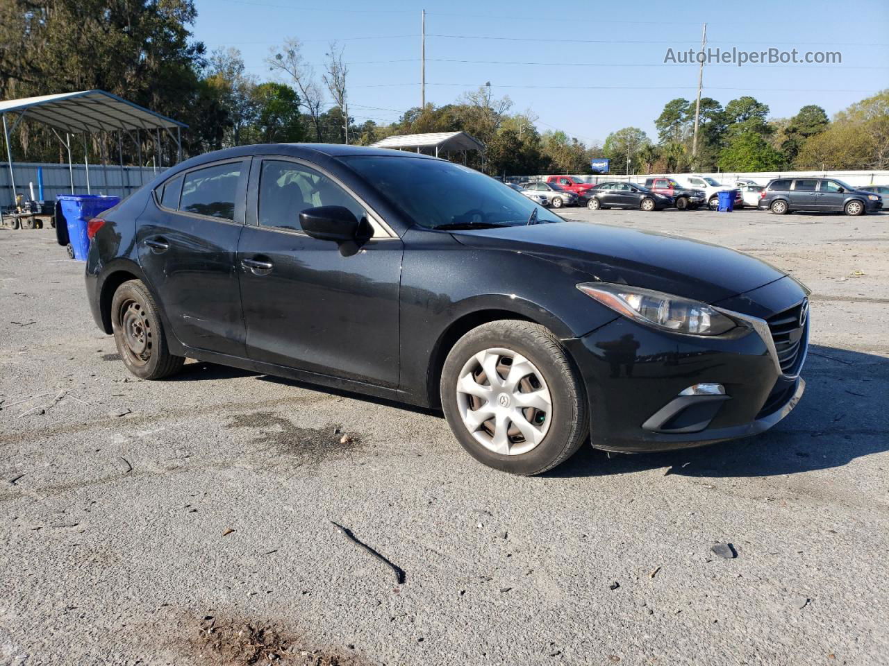 2016 Mazda 3 Sport Black vin: JM1BM1T79G1341204