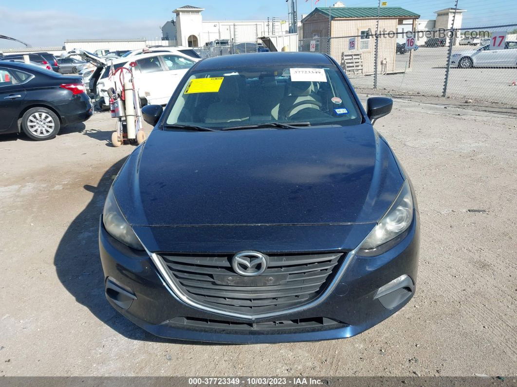 2014 Mazda Mazda3 I Sv Blue vin: JM1BM1T7XE1181542