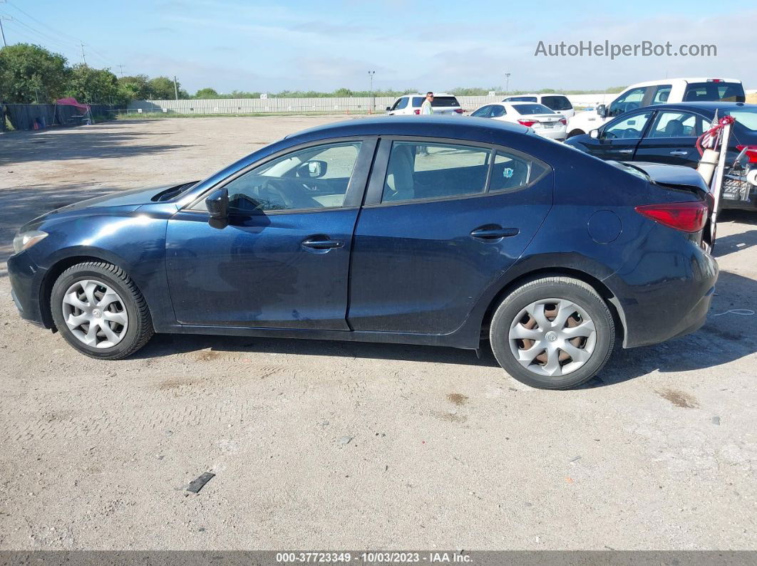 2014 Mazda Mazda3 I Sv Синий vin: JM1BM1T7XE1181542