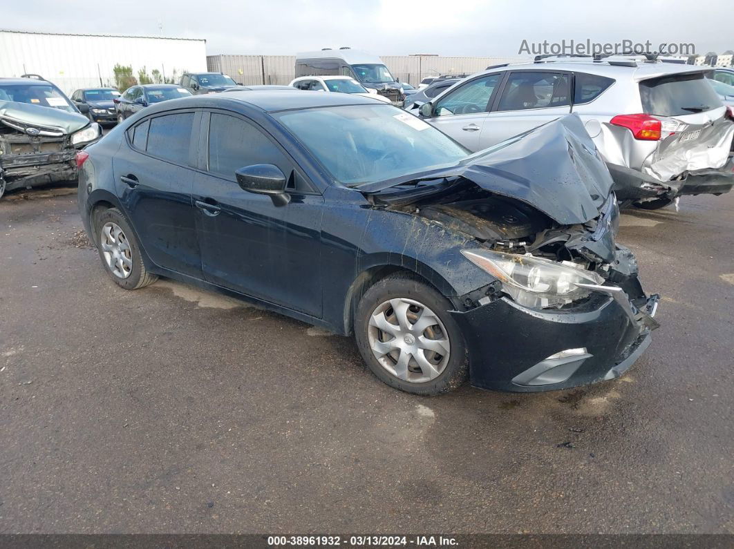 2016 Mazda Mazda3 I Sport Черный vin: JM1BM1T7XG1318126