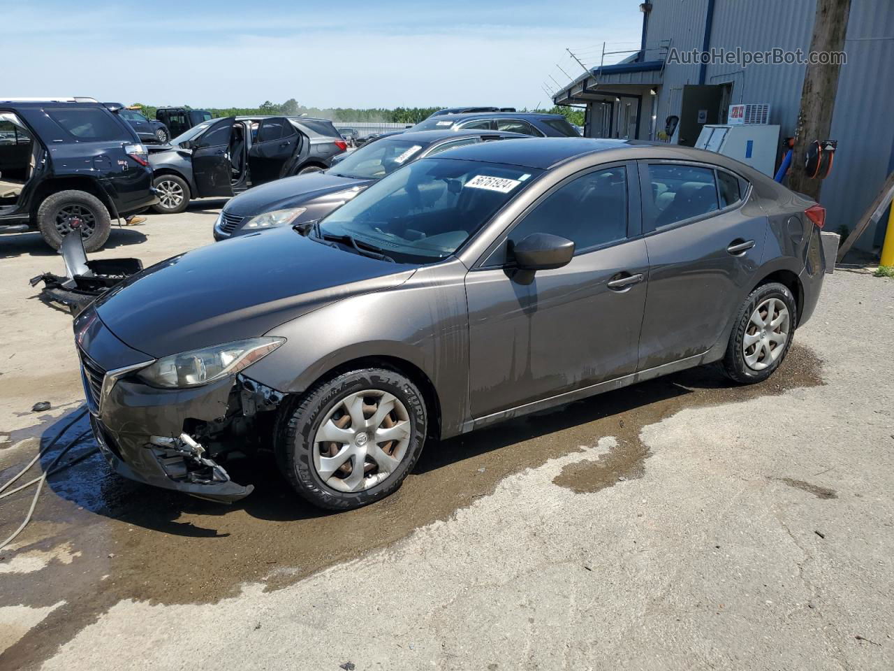 2014 Mazda 3 Sport Brown vin: JM1BM1U70E1116911