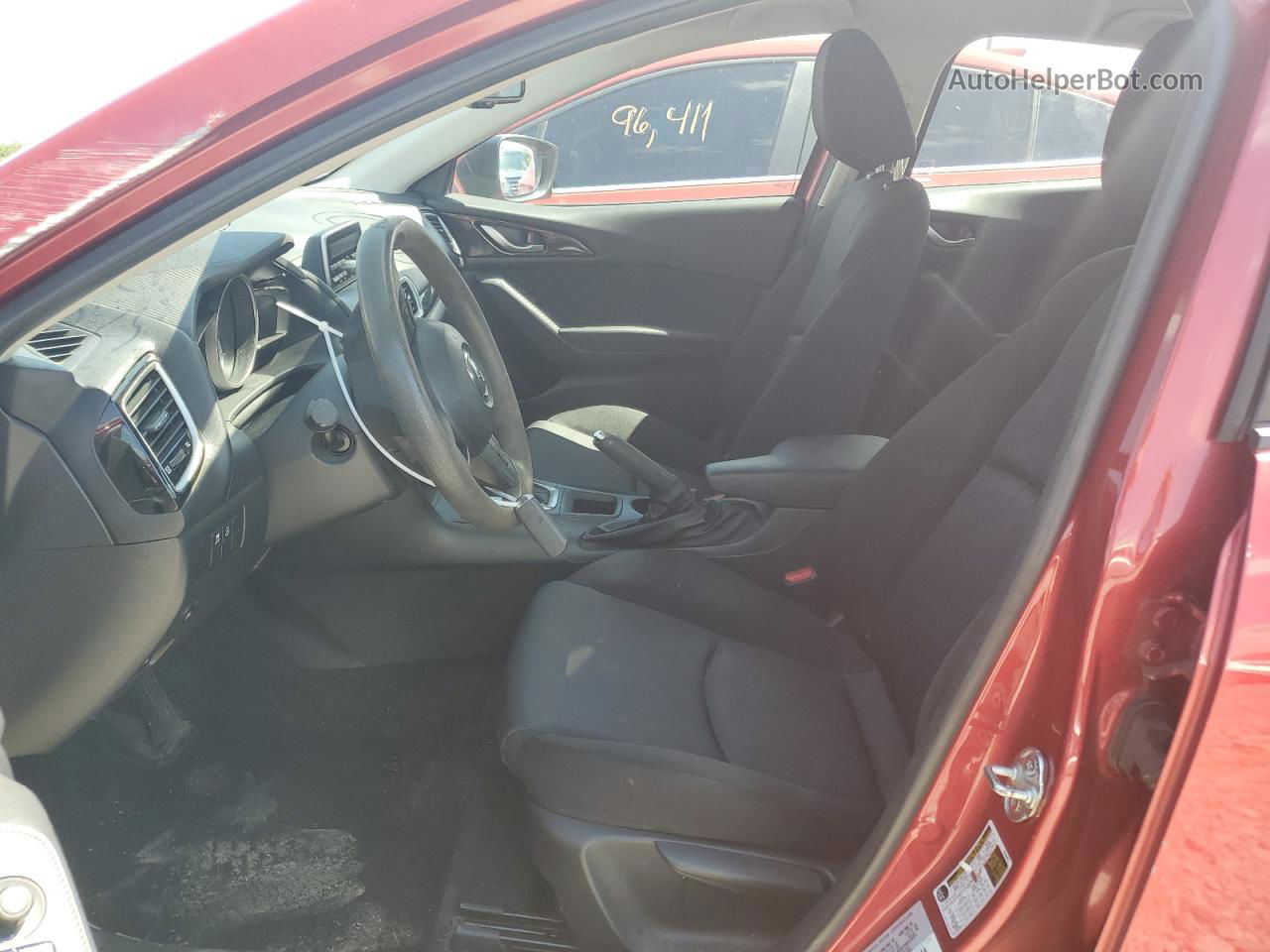 2014 Mazda 3 Sport Red vin: JM1BM1U70E1123177