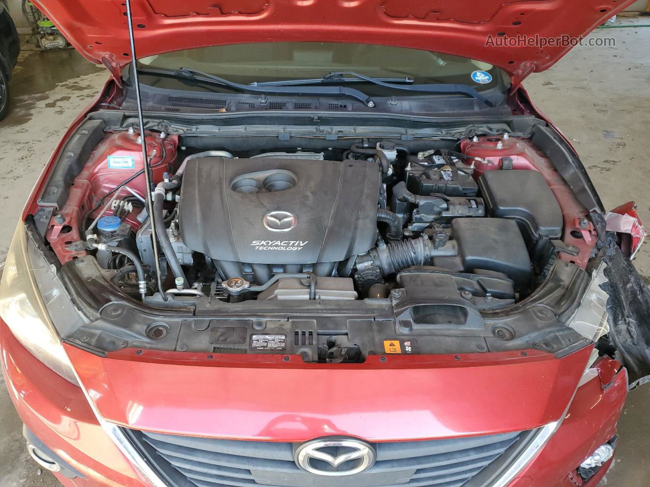 2014 Mazda 3 Sport Red vin: JM1BM1U70E1123177