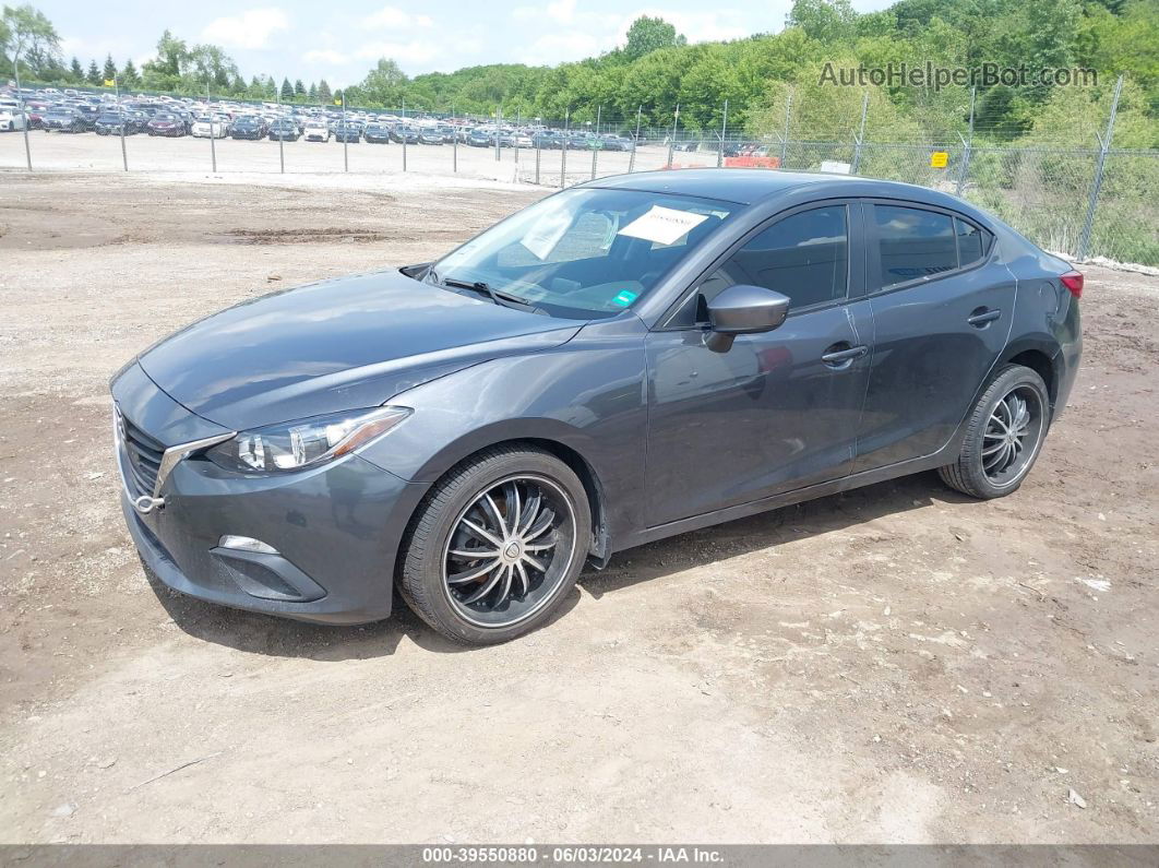 2014 Mazda Mazda3 I Sport Gray vin: JM1BM1U70E1145860