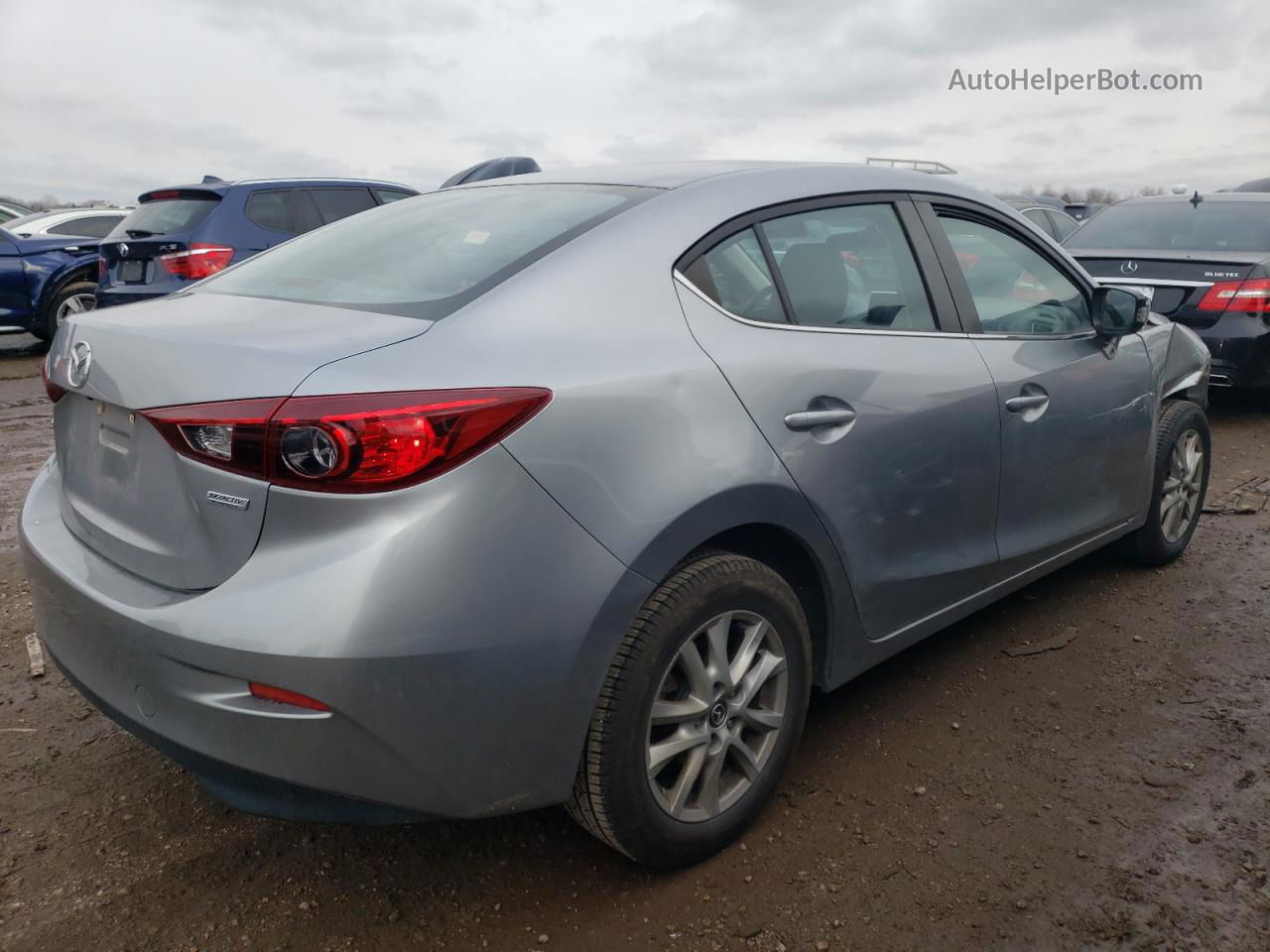 2016 Mazda 3 Sport Silver vin: JM1BM1U70G1294918