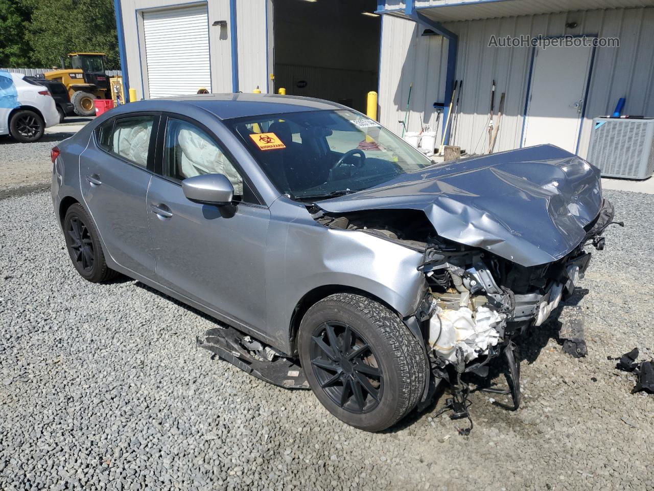 2016 Mazda 3 Sport Silver vin: JM1BM1U70G1324516