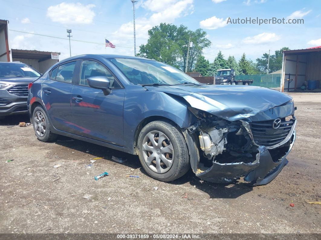 2014 Mazda Mazda3 I Sport Blue vin: JM1BM1U71E1115119