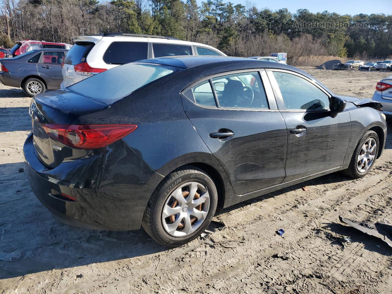 2014 Mazda 3 Sport Черный vin: JM1BM1U71E1158388