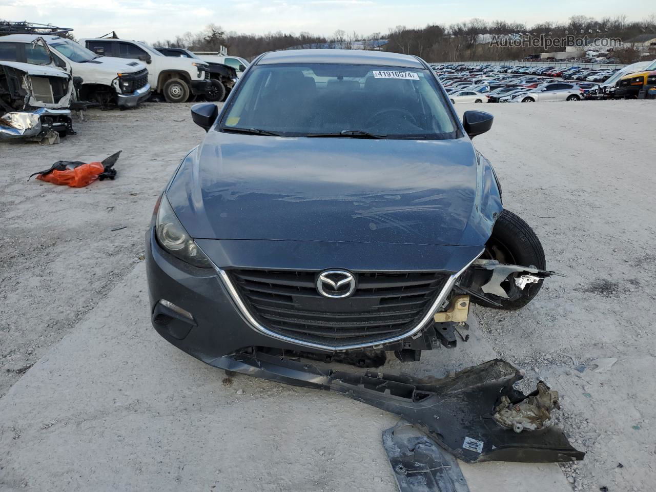 2014 Mazda 3 Sport Серый vin: JM1BM1U71E1176485