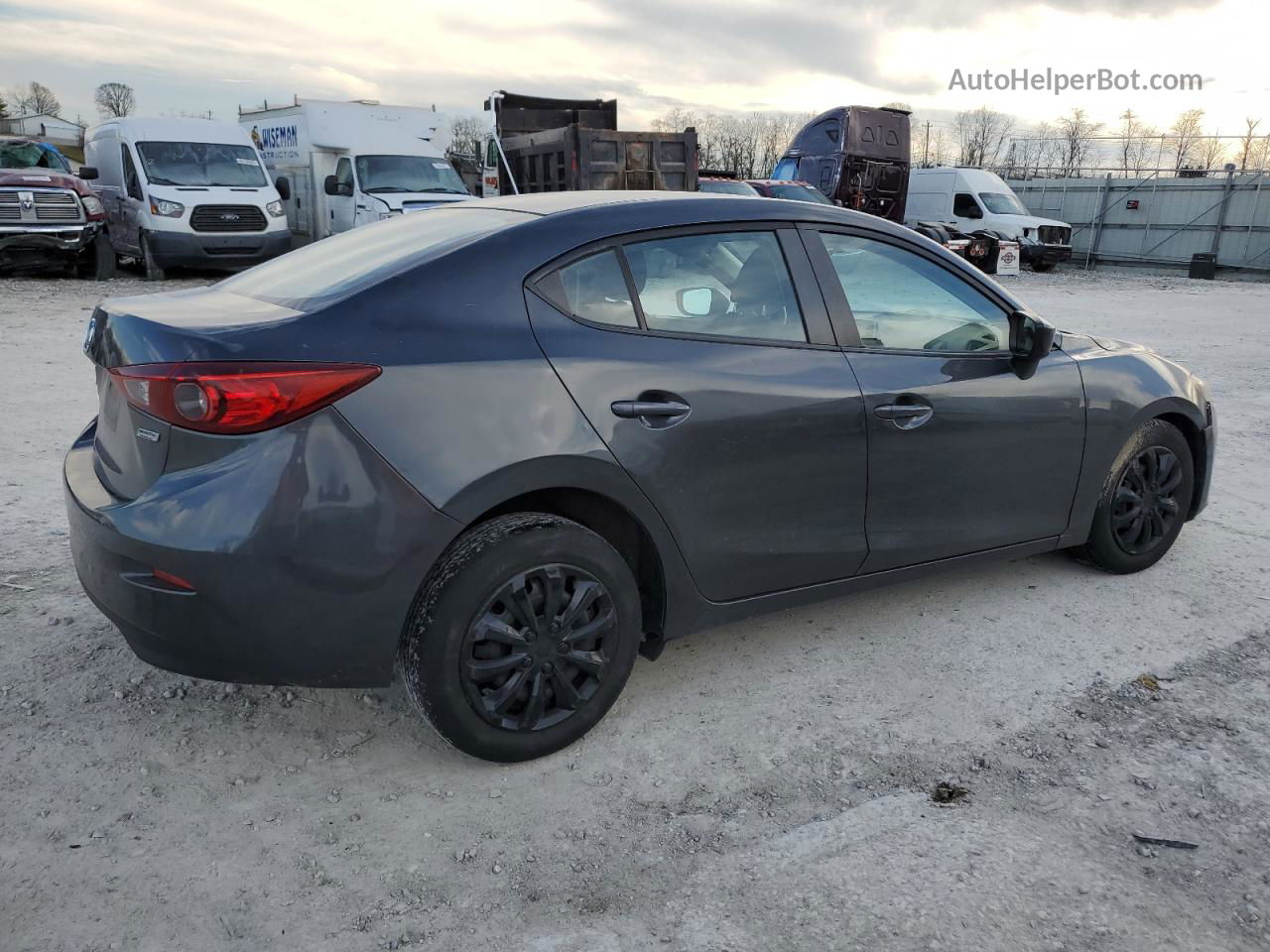 2014 Mazda 3 Sport Серый vin: JM1BM1U71E1176485