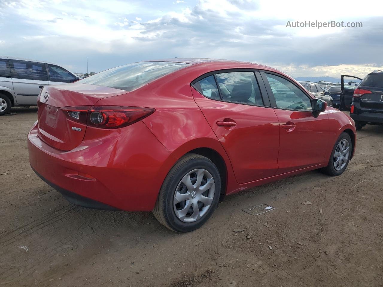 2015 Mazda 3 Sport Red vin: JM1BM1U71F1226321