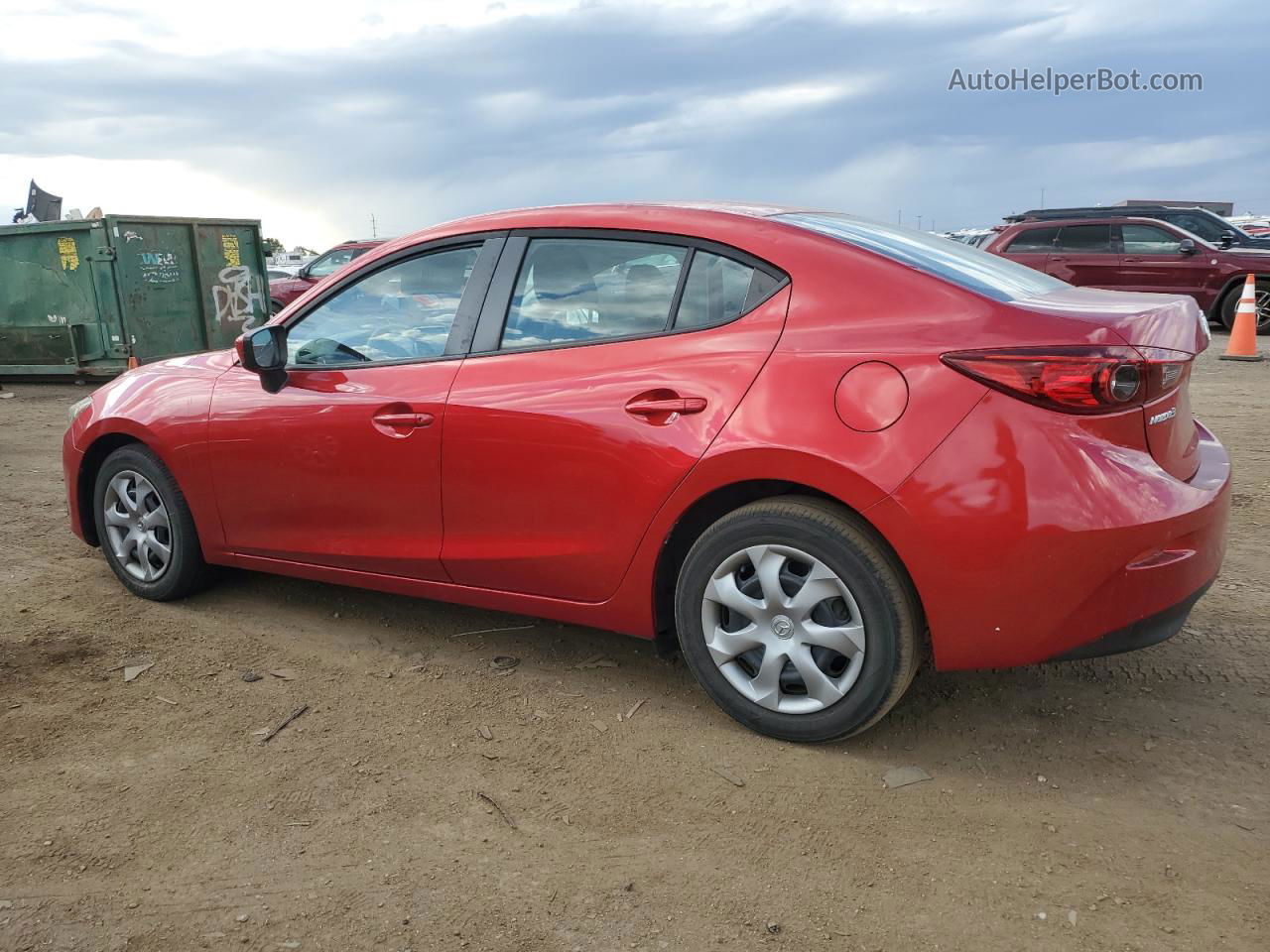 2015 Mazda 3 Sport Red vin: JM1BM1U71F1226321