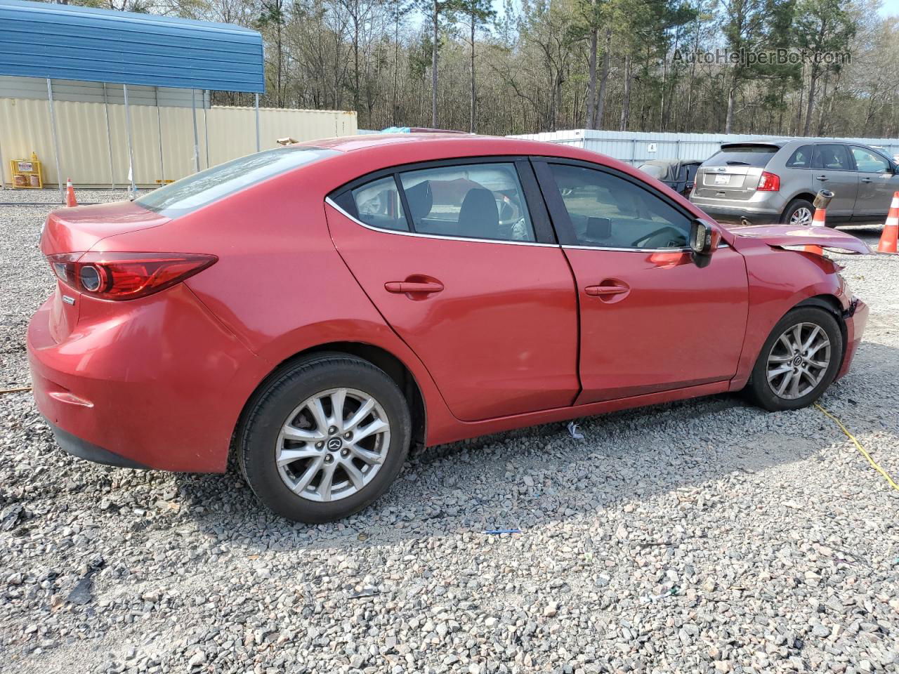 2016 Mazda 3 Sport Red vin: JM1BM1U71G1302086