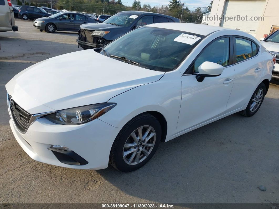 2016 Mazda Mazda3 I Sport White vin: JM1BM1U71G1327604