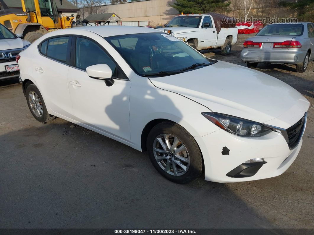 2016 Mazda Mazda3 I Sport White vin: JM1BM1U71G1327604