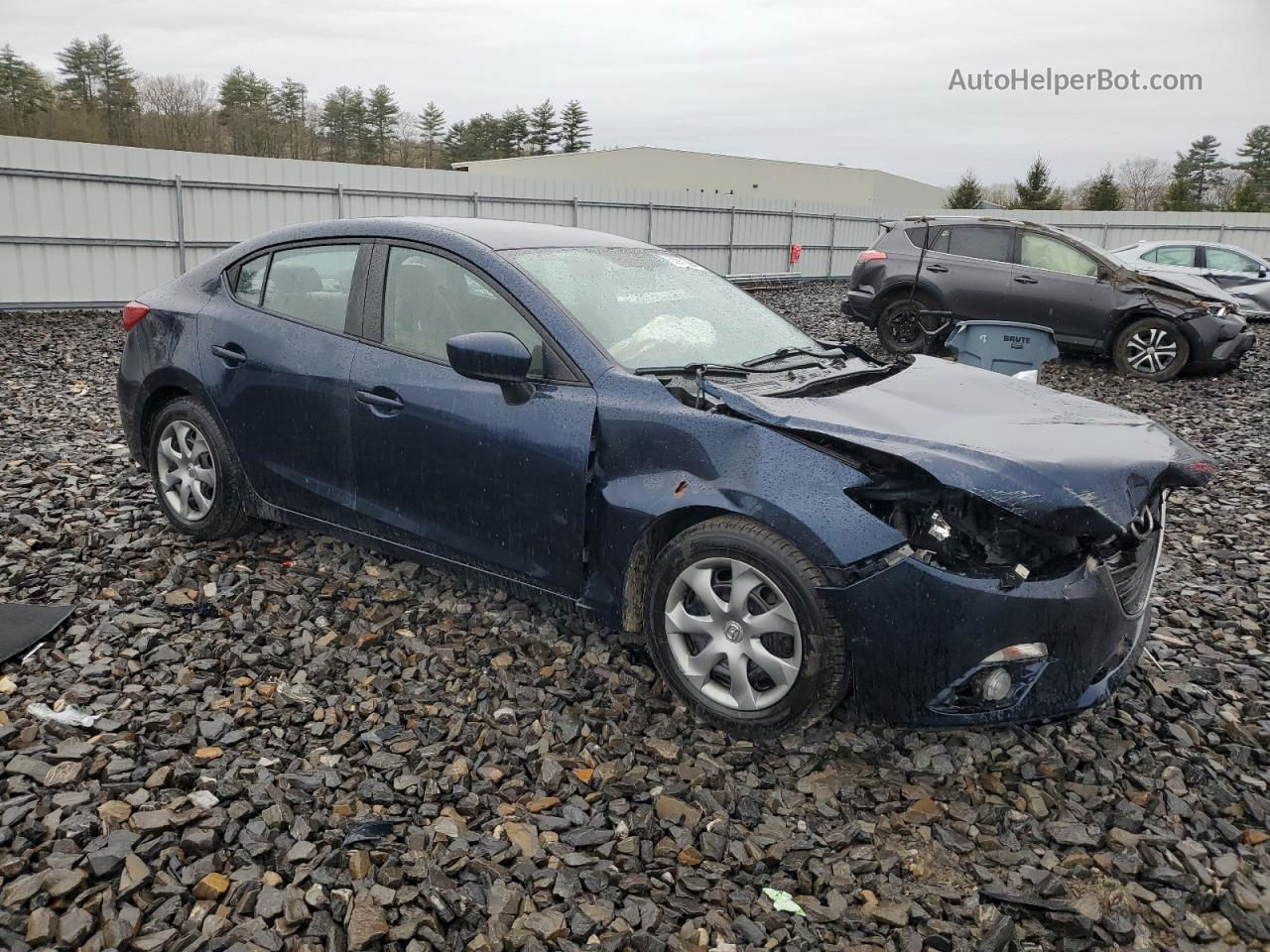 2014 Mazda 3 Sport Blue vin: JM1BM1U72E1122564