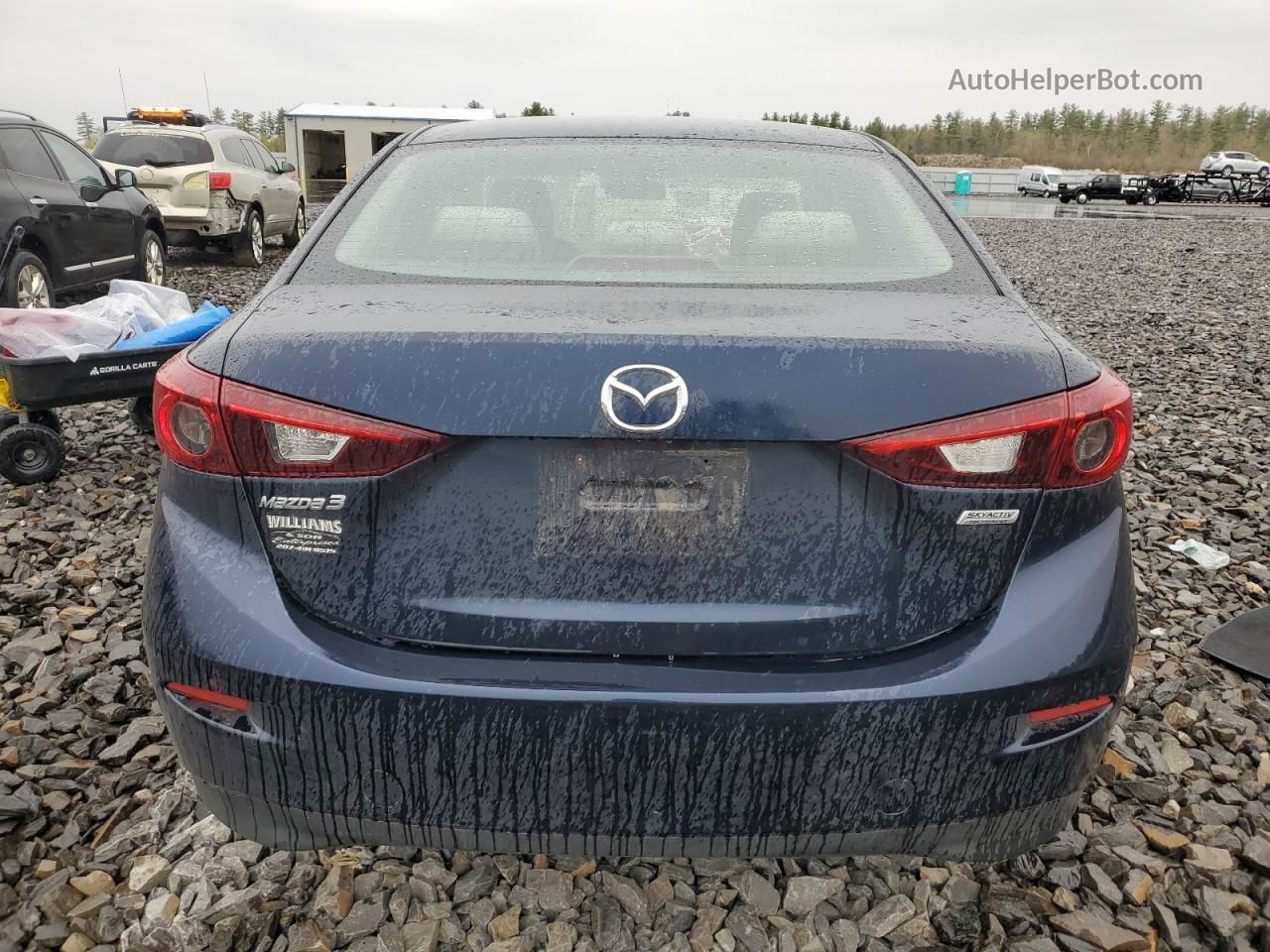 2014 Mazda 3 Sport Blue vin: JM1BM1U72E1122564