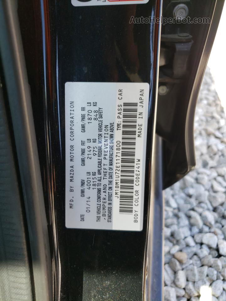 2014 Mazda 3 Sport Black vin: JM1BM1U72E1171800