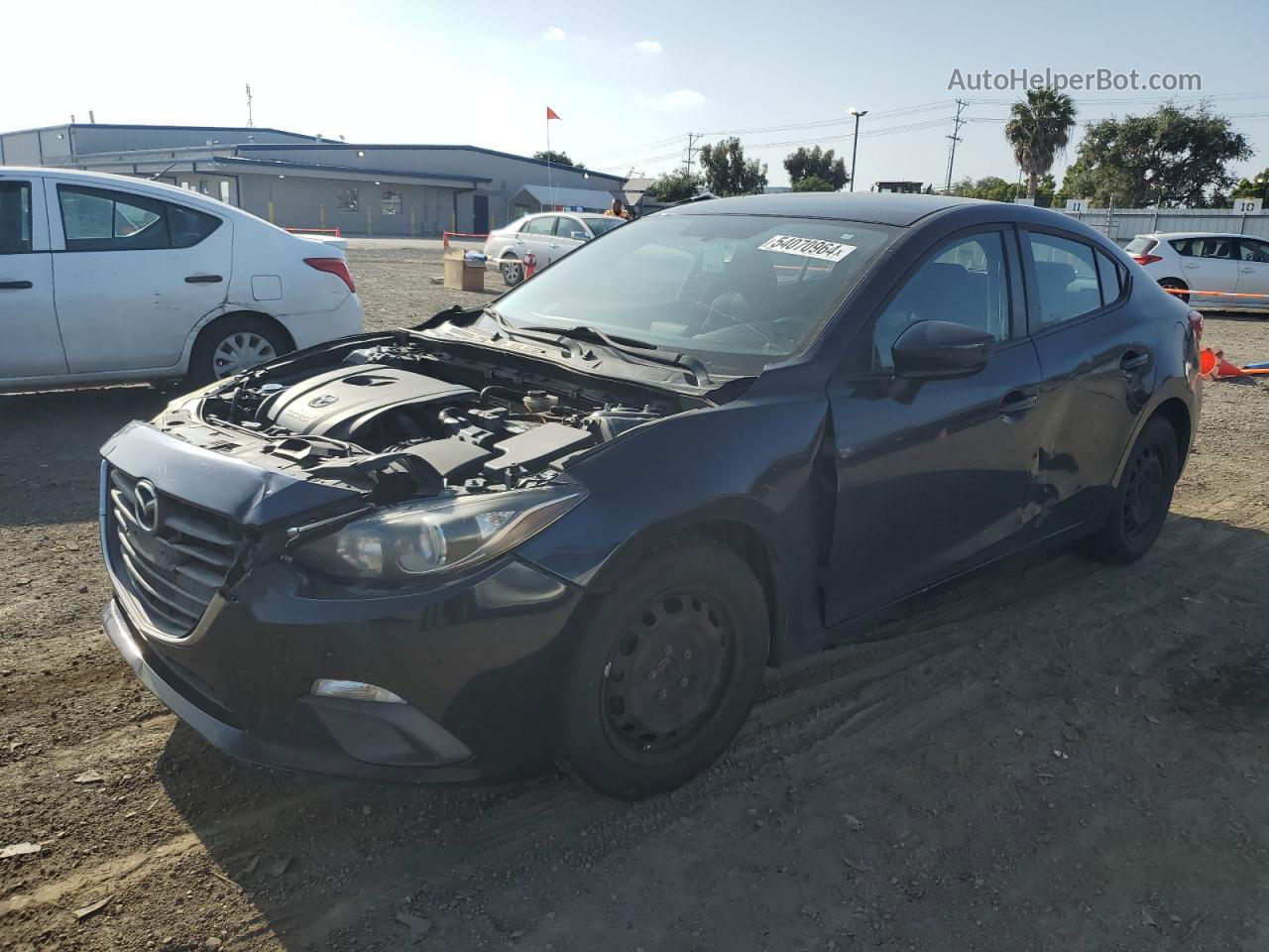 2014 Mazda 3 Sport Blue vin: JM1BM1U72E1197457