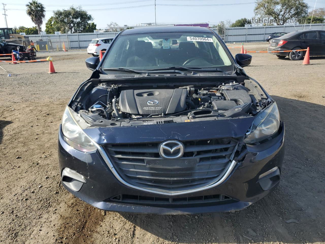 2014 Mazda 3 Sport Blue vin: JM1BM1U72E1197457