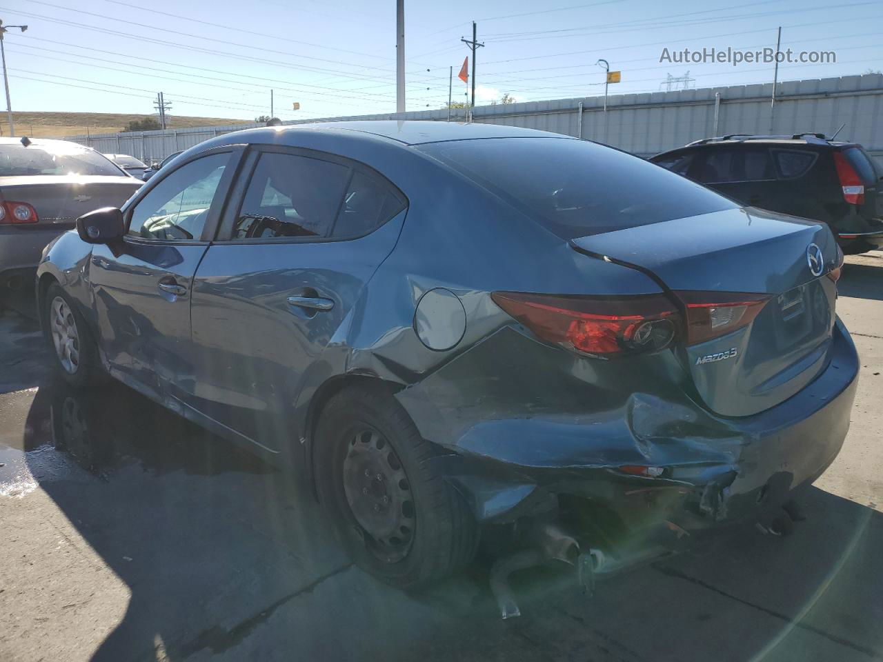 2015 Mazda 3 Sport Синий vin: JM1BM1U72F1251132